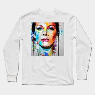 sketch with Catherine`s face Long Sleeve T-Shirt